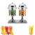 14 Litre (7+7L) Double Jar Juice Dispenser with Ice Tube for Keeping Liquid Cold